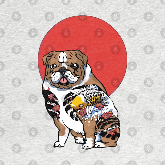 Yakuza English Bulldog by huebucket